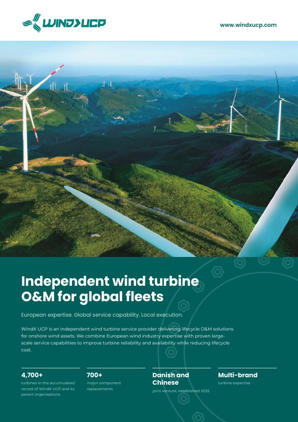 Cover of WindX UCP company brochure