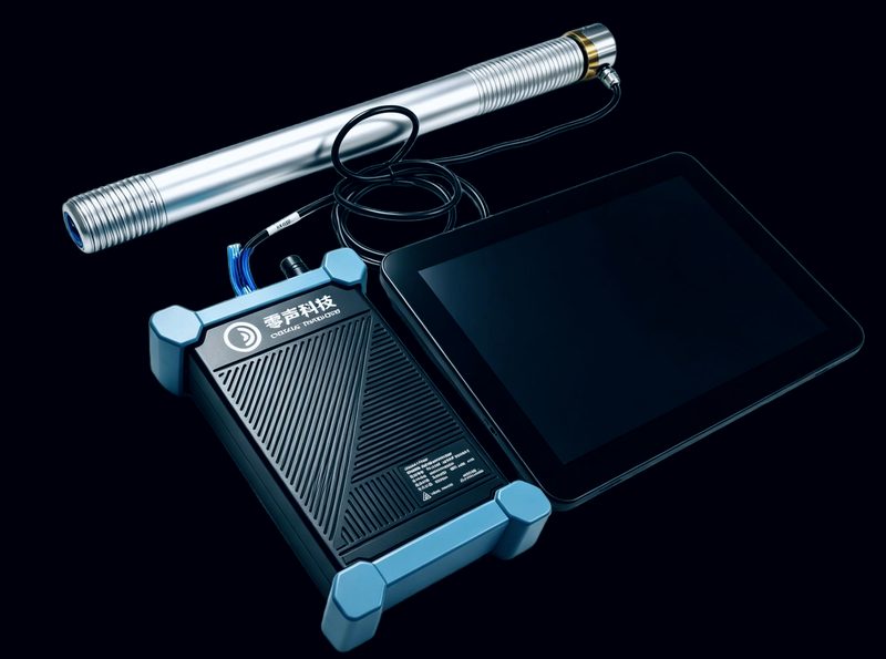 ORIBOLT X probe, handheld unit and tablet